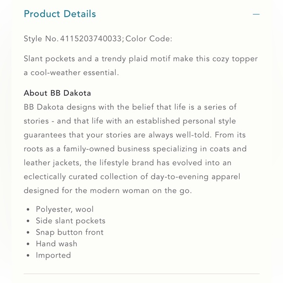 BB Dakota Anthropologie Eldridge Buffalo Plaid Jacket Shacket Dark Red Large - Picture 5 of 16